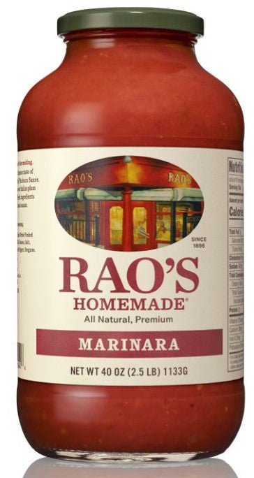 RAOS MARINARA PASTA SCE ( 6 X 40 OZ ) - Freeyouthzbandz
