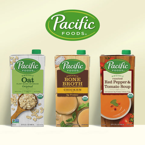 Pacific Natural Chicken Broth (12x32 Oz) - Freeyouthzbandz