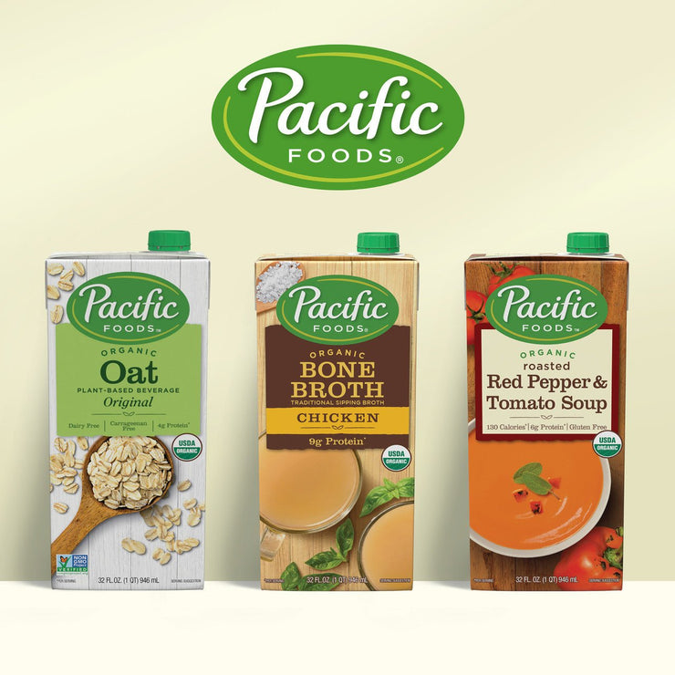 Pacific Natural Chicken Broth (12x32 Oz) - Freeyouthzbandz