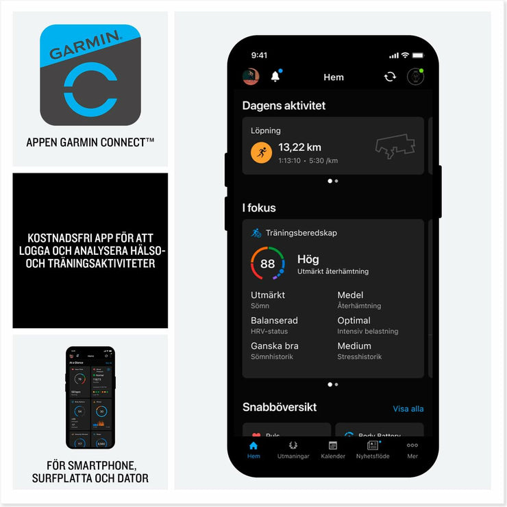Smartwatch GARMIN 010 - 02980 - 02 Black Board 2" - Freeyouthzbandz