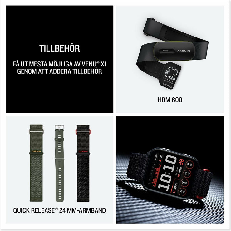 Smartwatch GARMIN 010 - 02980 - 02 Black Board 2" - Freeyouthzbandz