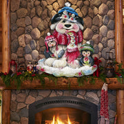 Christmas Dog Penguin Door Decor by Jamie Mills - Price - Pets Dog and Cats Decor - 8457503H - Freeyouthzbandz