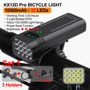 KX12D Pro Bicycle Light Set - Freeyouthzbandz