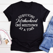 Surviving Motherhood T-Shirt - Freeyouthzbandz