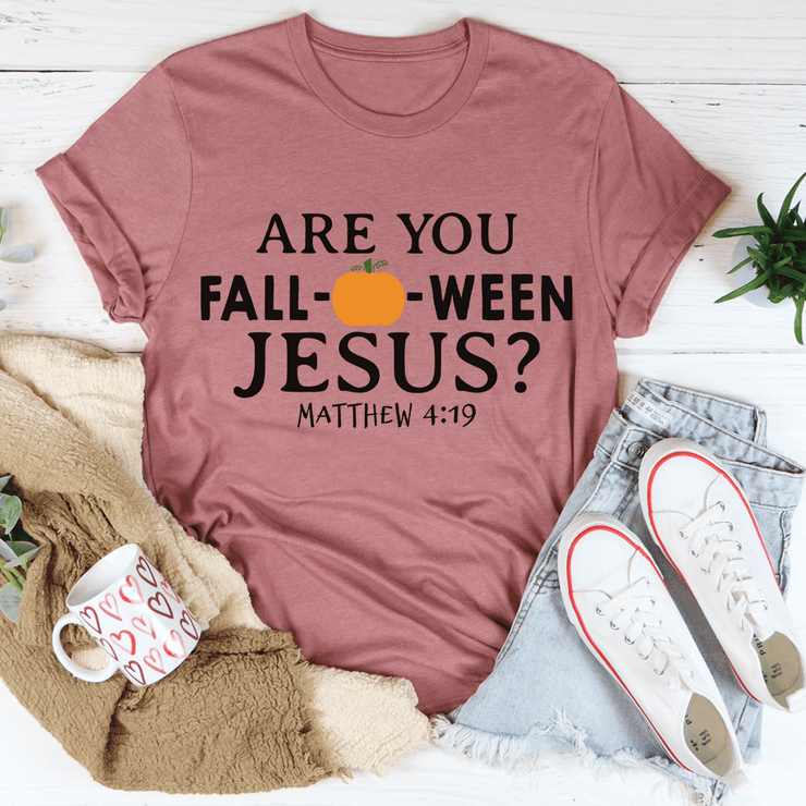 Are You Falloween Jesus T-Shirt - Freeyouthzbandz