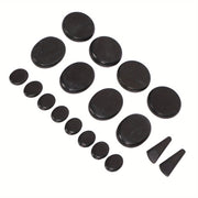 18pcs Heated Basalt Massage Stones with Warmer Box(Black) - Freeyouthzbandz