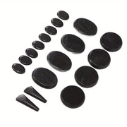 18pcs Heated Basalt Massage Stones with Warmer Box(Black) - Freeyouthzbandz