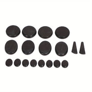 18pcs Heated Basalt Massage Stones with Warmer Box(Black) - Freeyouthzbandz