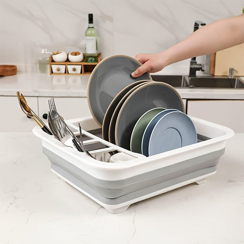 Dish Rack with Utensil Holder - Freeyouthzbandz