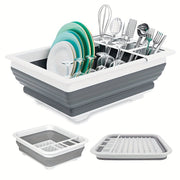 Dish Rack with Utensil Holder - Freeyouthzbandz