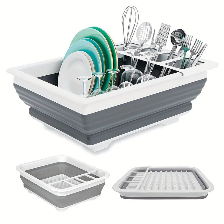 Dish Rack with Utensil Holder - Freeyouthzbandz