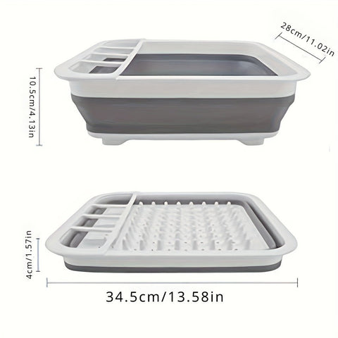 Dish Rack with Utensil Holder - Freeyouthzbandz