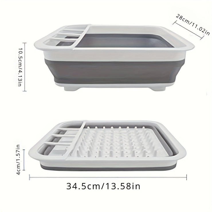 Dish Rack with Utensil Holder - Freeyouthzbandz