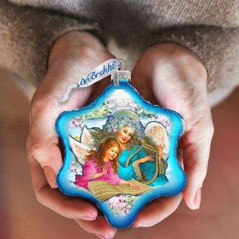 Sisterhood Glass Ornament by Strelkina at G. DeBrekht - Christmas Decor - 754 - 041 - Freeyouthzbandz