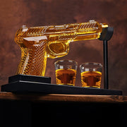 Gun Whiskey Decanter Set with Shot Glasses - Freeyouthzbandz