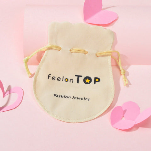 Feelontop Velvet Jewellery Pouch Drawstring Gift Bag Party Packing Candy Pouch - Freeyouthzbandz