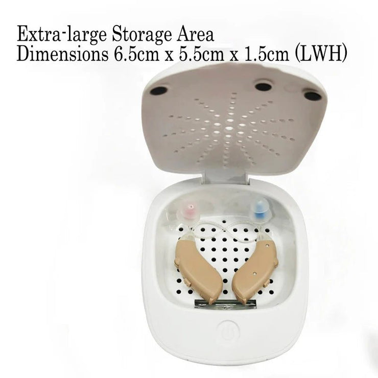 Hearing Aid UV Drying & Sterilization Box – USB - C Electronic Dehumidifier - Freeyouthzbandz