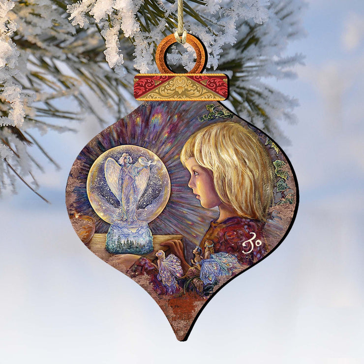 Fairy Wooden Ornaments by Josephine Wall - Christmas Decor - 845619 - JW - Freeyouthzbandz