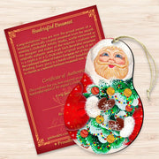 Santa Nesting Doll Wooden Ornaments by G. DeBrekht - Christmas Santa Snowman Decor - 8115011 - 2 - Freeyouthzbandz