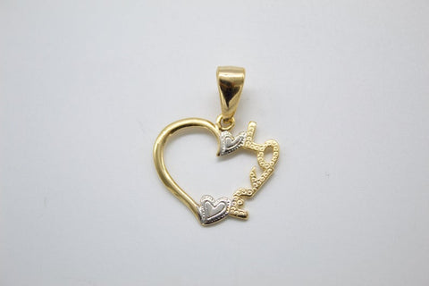 Gold Filled Heart Love - Freeyouthzbandz