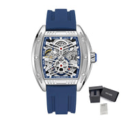 MEGIR Original Luxury Sport Watch for Men Silicone Band Automatic Mechanical Movement WristWatches Luminous Clock Reloj Hombre 8601 - Freeyouthzbandz