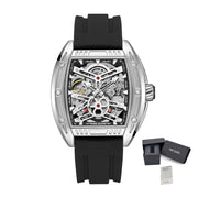 MEGIR Original Luxury Sport Watch for Men Silicone Band Automatic Mechanical Movement WristWatches Luminous Clock Reloj Hombre 8601 - Freeyouthzbandz