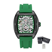 MEGIR Original Luxury Sport Watch for Men Silicone Band Automatic Mechanical Movement WristWatches Luminous Clock Reloj Hombre 8601 - Freeyouthzbandz