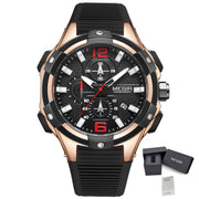 MEGIR Men's Chronograph Original Top Luxury Sports Military Watches for Men Date Luminous Wristwatches Clock Relogio Masculino - Freeyouthzbandz