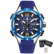MEGIR Men's Chronograph Original Top Luxury Sports Military Watches for Men Date Luminous Wristwatches Clock Relogio Masculino - Freeyouthzbandz