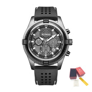 RUIMAS Top Luxury Quartz Wristwatches Men Silicone Large Dial Military Sports Watches Waterproof Luminous Date Reloj Hombre - Freeyouthzbandz