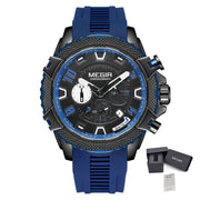 MEGIR Luxury Men's Watches Fashion Sport Quartz Watch Waterproof Date Chronograph Military Wristwatches Clock Reloj Hombre 2200 - Freeyouthzbandz