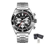 MEGIR Watch with Chronograph Men Fashion Quartz Military Waterproof Calendar Business Casual Wrist Watches Clock Montre Homme - Freeyouthzbandz