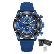 MEGIR Mens' Watches Luxury Fashion Military Sport Watch for Man Waterproof Luminous Silicone Quartz Wrist Watch Clock 2211 - Freeyouthzbandz