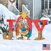 Joy Regal Outdoor Nativity Set by G. DeBrekht - Nativity Holiday Decor - 8121456F - S3M - Freeyouthzbandz