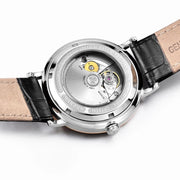 NAKZEN Men Business Automatic Mechanical Watches Brand Luxury Leather Man Wrist Watch Male Clock Relogio Masculino Miyota 9015 - Freeyouthzbandz