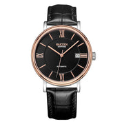 NAKZEN Men Business Automatic Mechanical Watches Brand Luxury Leather Man Wrist Watch Male Clock Relogio Masculino Miyota 9015 - Freeyouthzbandz