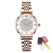 RUIMAS Fashion Women Watch Luxury Quartz Wristwatch Stainless Steel Ladies Casual Watches Dress Clock Relogio Feminino 538 - Freeyouthzbandz