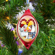 Merry Kissmas Glass Ornament by Jamie Mills - Price - Christmas Decor - 757 - 302 - MP - Freeyouthzbandz