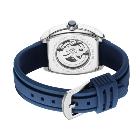 MEGIR Original Luxury Sport Watch for Men Silicone Band Automatic Mechanical Movement WristWatches Luminous Clock Reloj Hombre 8601 - Freeyouthzbandz