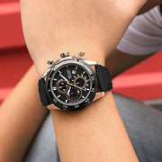 MEGIR Mens' Watches Luxury Fashion Military Sport Watch for Man Waterproof Luminous Silicone Quartz Wrist Watch Clock 2211 - Freeyouthzbandz