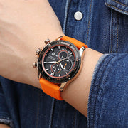 MEGIR Mens' Watches Luxury Fashion Military Sport Watch for Man Waterproof Luminous Silicone Quartz Wrist Watch Clock 2211 - Freeyouthzbandz