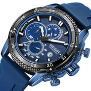 MEGIR Mens' Watches Luxury Fashion Military Sport Watch for Man Waterproof Luminous Silicone Quartz Wrist Watch Clock 2211 - Freeyouthzbandz