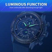 MEGIR Mens' Watches Luxury Fashion Military Sport Watch for Man Waterproof Luminous Silicone Quartz Wrist Watch Clock 2211 - Freeyouthzbandz