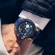 MEGIR Luxury Men's Watches Fashion Sport Quartz Watch Waterproof Date Chronograph Military Wristwatches Clock Reloj Hombre 2200 - Freeyouthzbandz