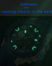 MEGIR Luxury Men's Watches Fashion Sport Quartz Watch Waterproof Date Chronograph Military Wristwatches Clock Reloj Hombre 2200 - Freeyouthzbandz