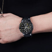 MEGIR Watches for Men Chronograph Fashion Luxury Sports Watches Silicone Strap Waterproof Calendar Quartz Man Clock Wristwatch - Freeyouthzbandz