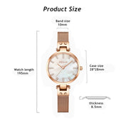 MEGIR Watches for Women Top Brand Fashion Ladies Wristwatch Waterproof Female Quartz Luxury Watch Montre Femme - Freeyouthzbandz