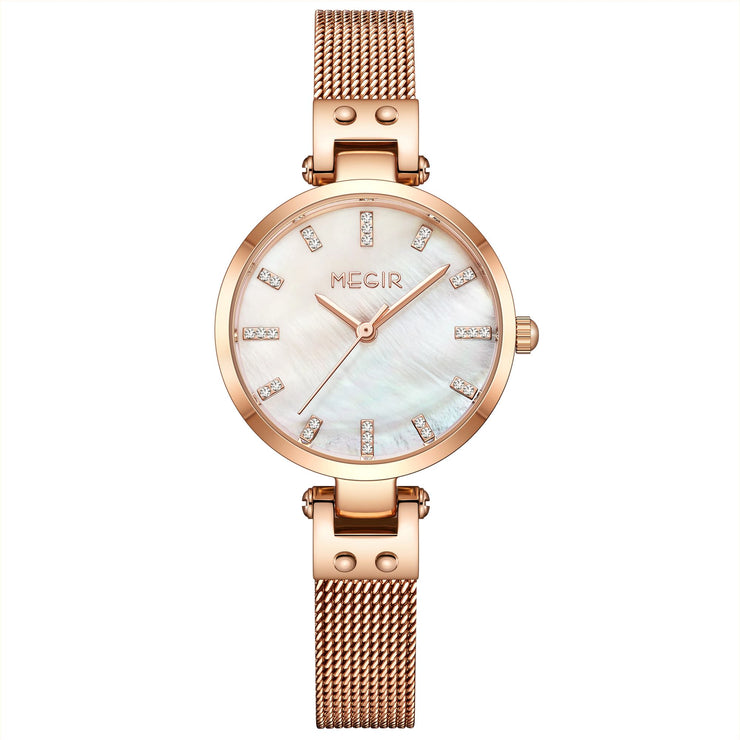 MEGIR Watches for Women Top Brand Fashion Ladies Wristwatch Waterproof Female Quartz Luxury Watch Montre Femme - Freeyouthzbandz
