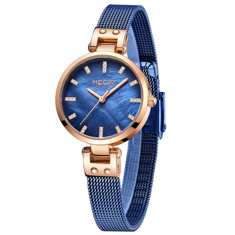 MEGIR Watches for Women Top Brand Fashion Ladies Wristwatch Waterproof Female Quartz Luxury Watch Montre Femme - Freeyouthzbandz