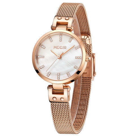 MEGIR Watches for Women Top Brand Fashion Ladies Wristwatch Waterproof Female Quartz Luxury Watch Montre Femme - Freeyouthzbandz